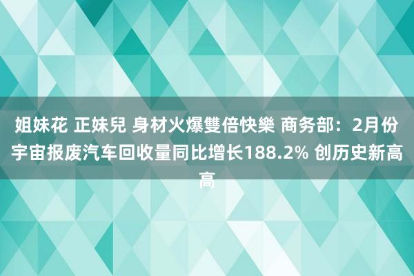 姐妹花 正妹兒 身材火爆雙倍快樂 商务部：2月份宇宙报废汽车回收量同比增长188.2% 创历史新高
