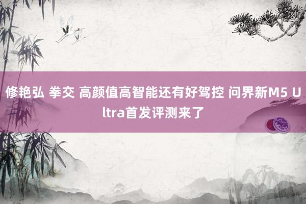 修艳弘 拳交 高颜值高智能还有好驾控 问界新M5 Ultra首发评测来了